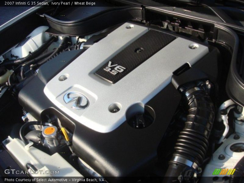 Ivory Pearl / Wheat Beige 2007 Infiniti G 35 Sedan