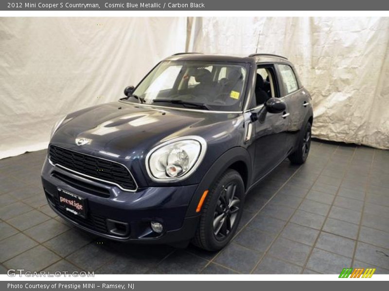 Cosmic Blue Metallic / Carbon Black 2012 Mini Cooper S Countryman