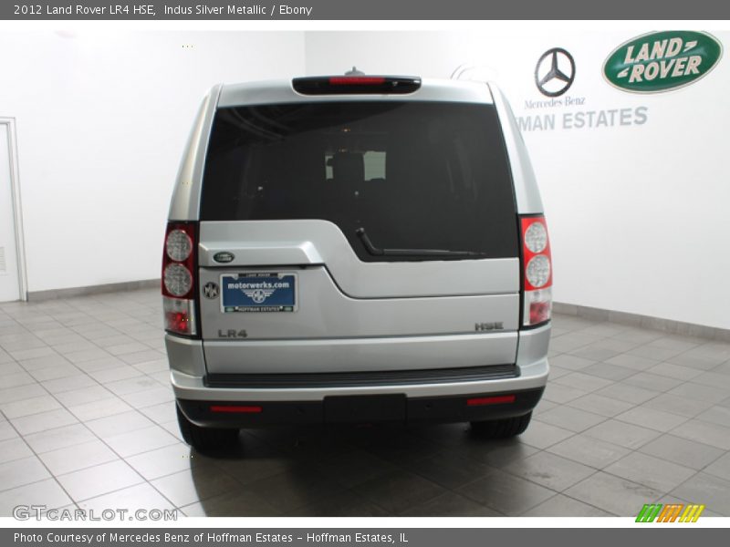 Indus Silver Metallic / Ebony 2012 Land Rover LR4 HSE