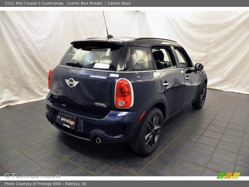 Cosmic Blue Metallic / Carbon Black 2012 Mini Cooper S Countryman