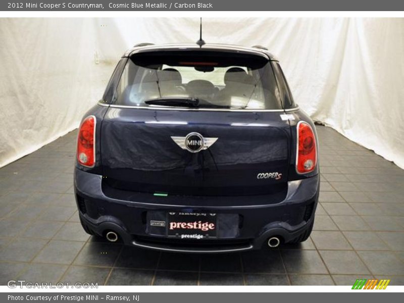 Cosmic Blue Metallic / Carbon Black 2012 Mini Cooper S Countryman