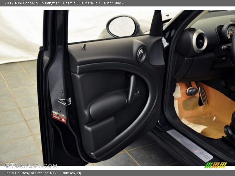 Cosmic Blue Metallic / Carbon Black 2012 Mini Cooper S Countryman