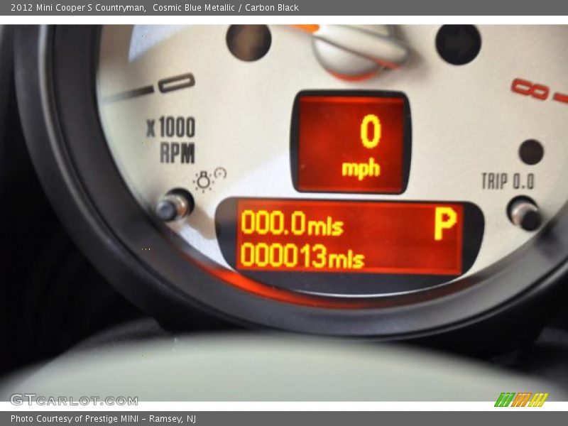 Cosmic Blue Metallic / Carbon Black 2012 Mini Cooper S Countryman