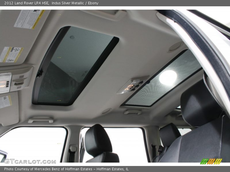 Indus Silver Metallic / Ebony 2012 Land Rover LR4 HSE