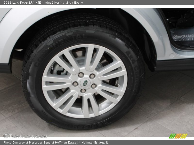 Indus Silver Metallic / Ebony 2012 Land Rover LR4 HSE
