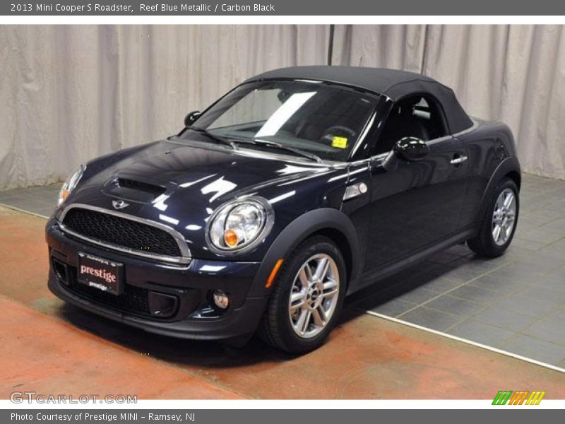 Reef Blue Metallic / Carbon Black 2013 Mini Cooper S Roadster