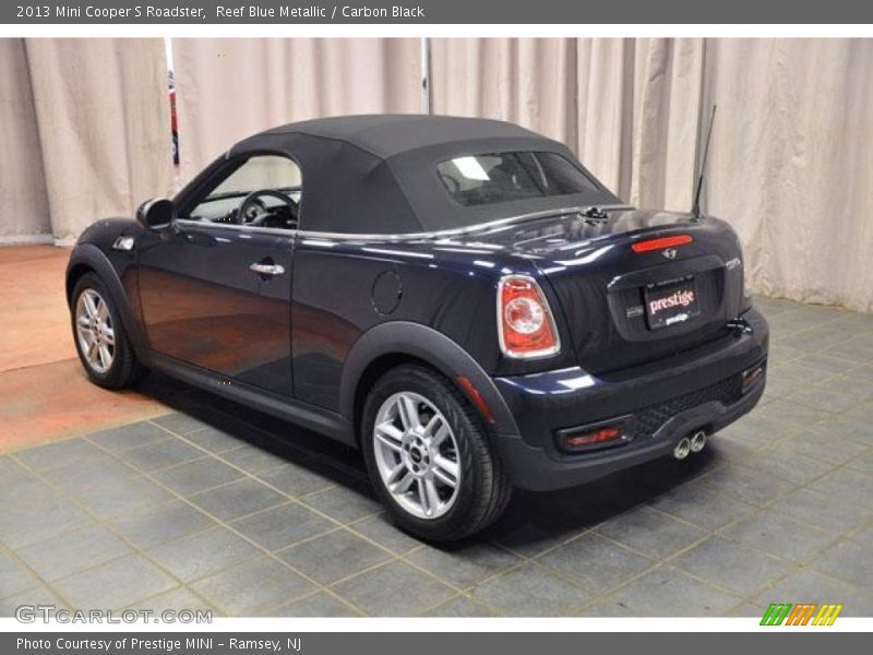 Reef Blue Metallic / Carbon Black 2013 Mini Cooper S Roadster