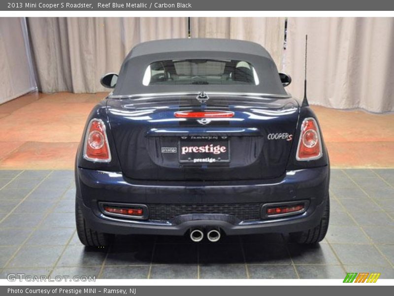 Reef Blue Metallic / Carbon Black 2013 Mini Cooper S Roadster