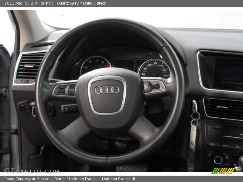 Quartz Grey Metallic / Black 2011 Audi Q5 2.0T quattro