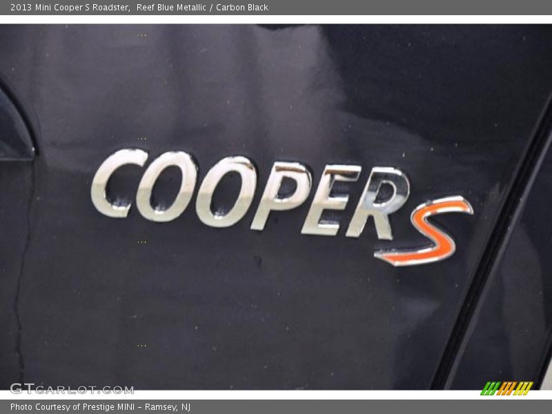 Reef Blue Metallic / Carbon Black 2013 Mini Cooper S Roadster