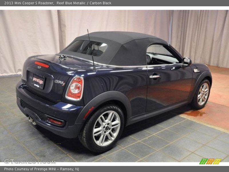 Reef Blue Metallic / Carbon Black 2013 Mini Cooper S Roadster