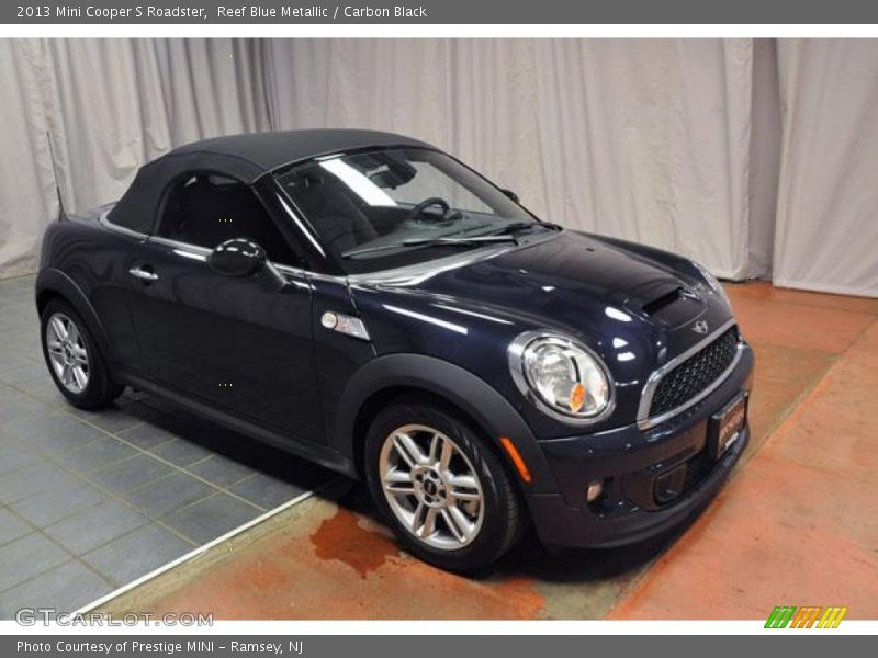 Reef Blue Metallic / Carbon Black 2013 Mini Cooper S Roadster