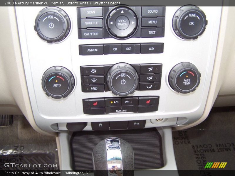 Oxford White / Greystone/Stone 2008 Mercury Mariner V6 Premier