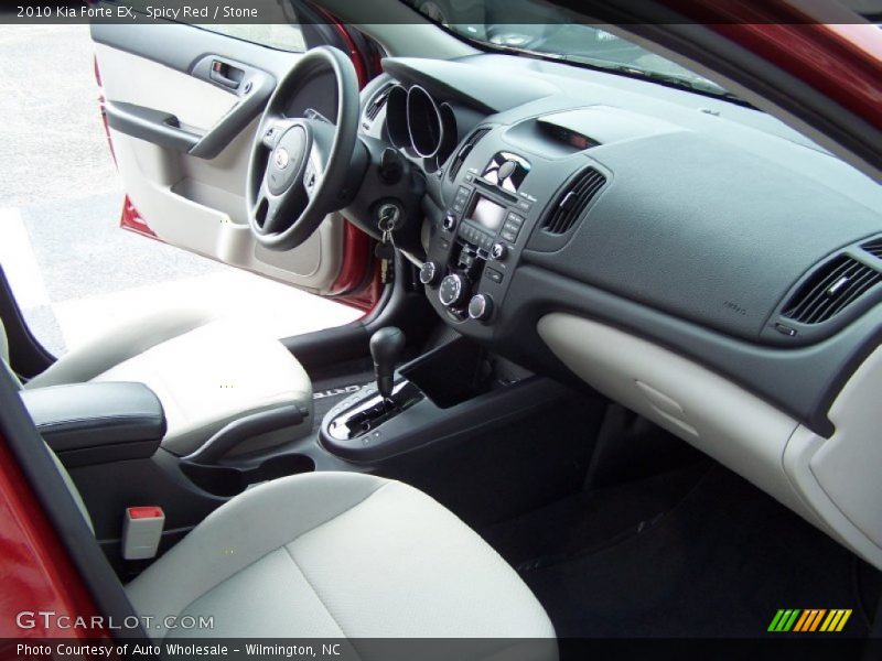 Spicy Red / Stone 2010 Kia Forte EX