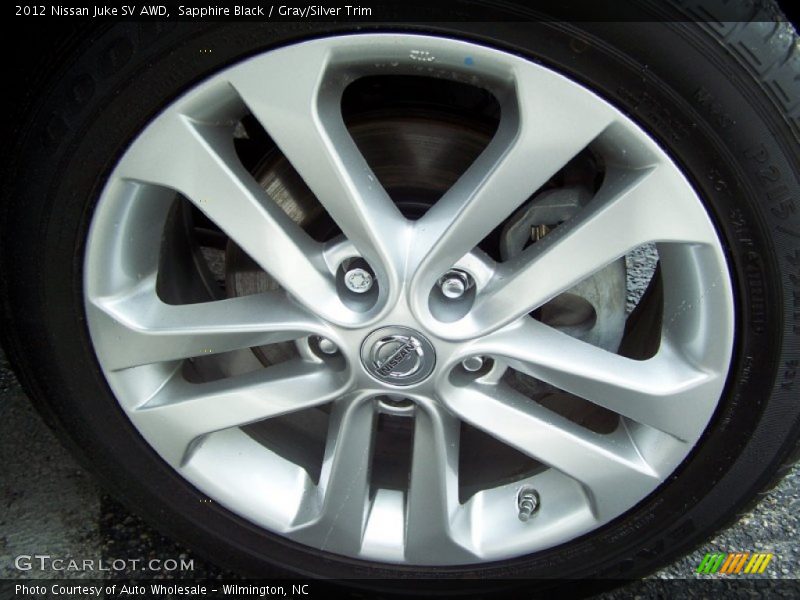 Sapphire Black / Gray/Silver Trim 2012 Nissan Juke SV AWD