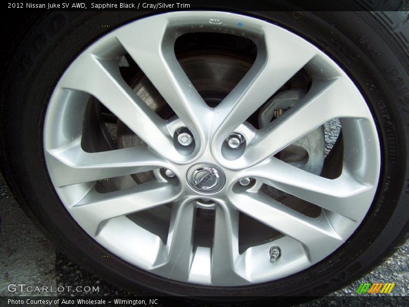 Sapphire Black / Gray/Silver Trim 2012 Nissan Juke SV AWD