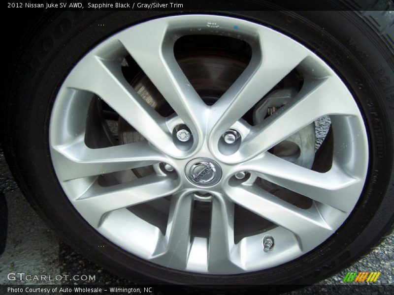 Sapphire Black / Gray/Silver Trim 2012 Nissan Juke SV AWD