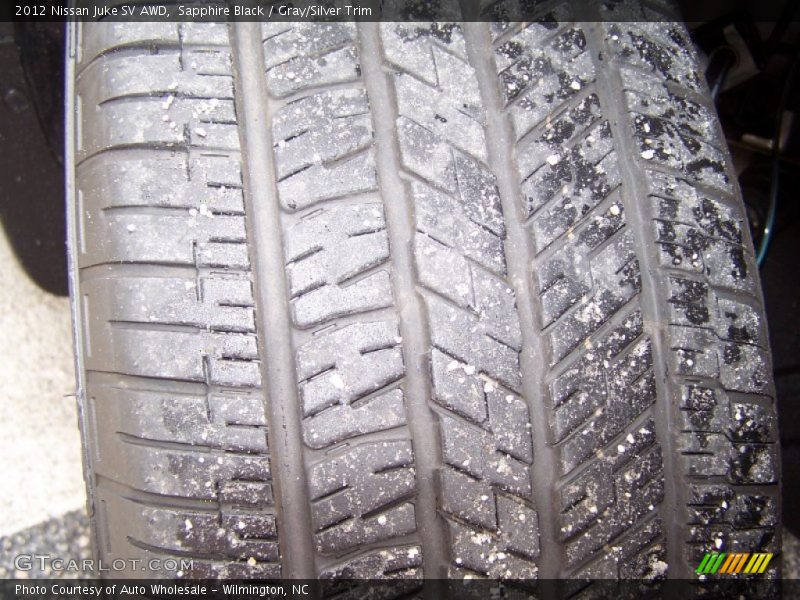 Sapphire Black / Gray/Silver Trim 2012 Nissan Juke SV AWD