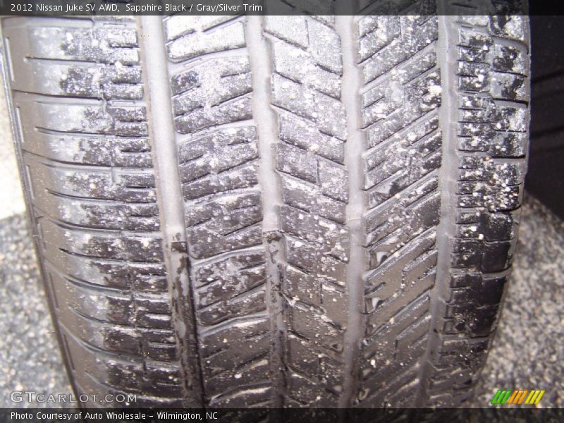 Sapphire Black / Gray/Silver Trim 2012 Nissan Juke SV AWD
