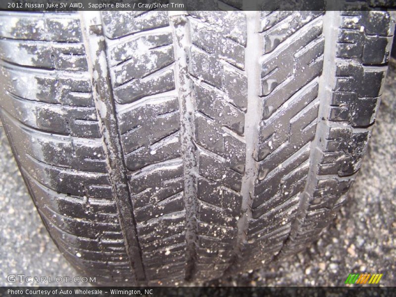 Sapphire Black / Gray/Silver Trim 2012 Nissan Juke SV AWD