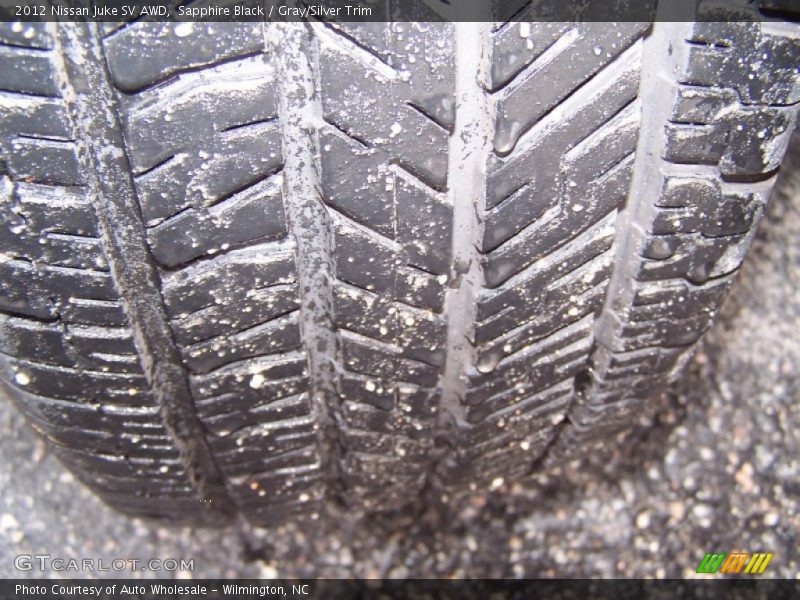 Sapphire Black / Gray/Silver Trim 2012 Nissan Juke SV AWD