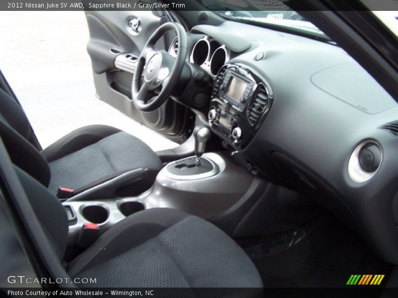 Sapphire Black / Gray/Silver Trim 2012 Nissan Juke SV AWD