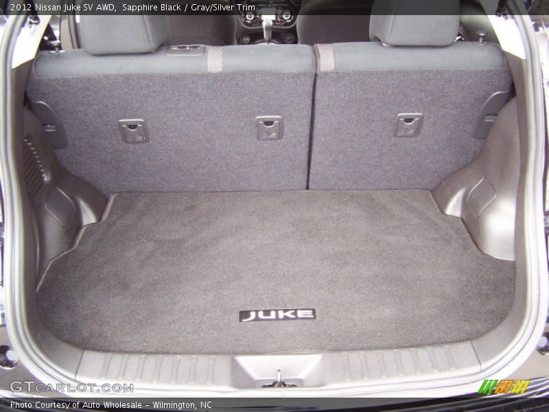 Sapphire Black / Gray/Silver Trim 2012 Nissan Juke SV AWD