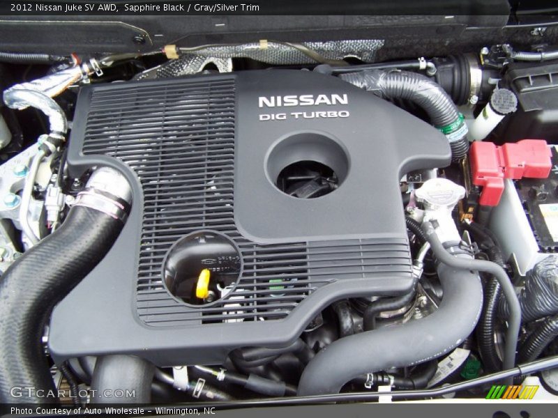 Sapphire Black / Gray/Silver Trim 2012 Nissan Juke SV AWD