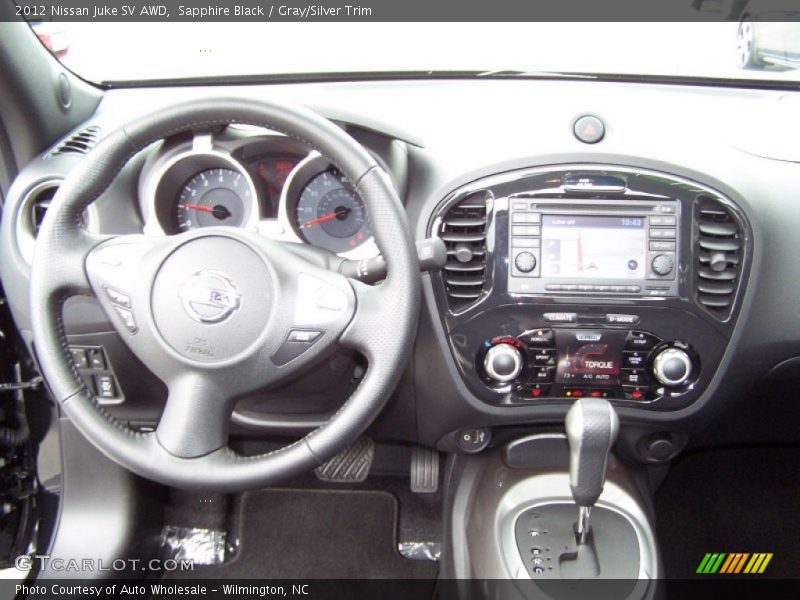 Sapphire Black / Gray/Silver Trim 2012 Nissan Juke SV AWD