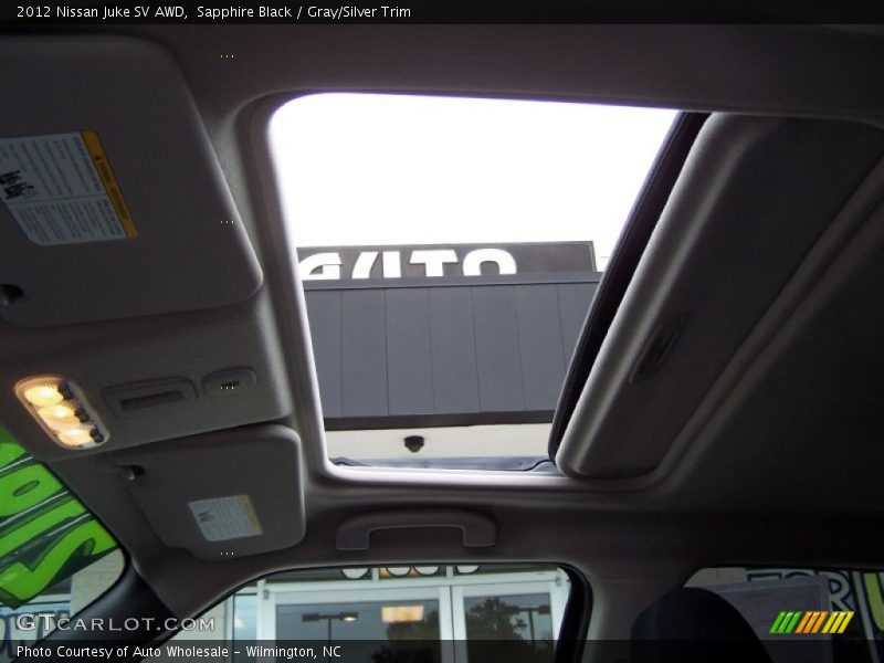 Sapphire Black / Gray/Silver Trim 2012 Nissan Juke SV AWD