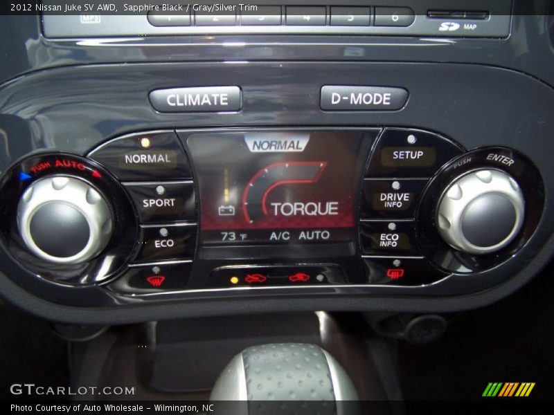 Sapphire Black / Gray/Silver Trim 2012 Nissan Juke SV AWD