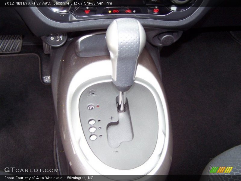 Sapphire Black / Gray/Silver Trim 2012 Nissan Juke SV AWD
