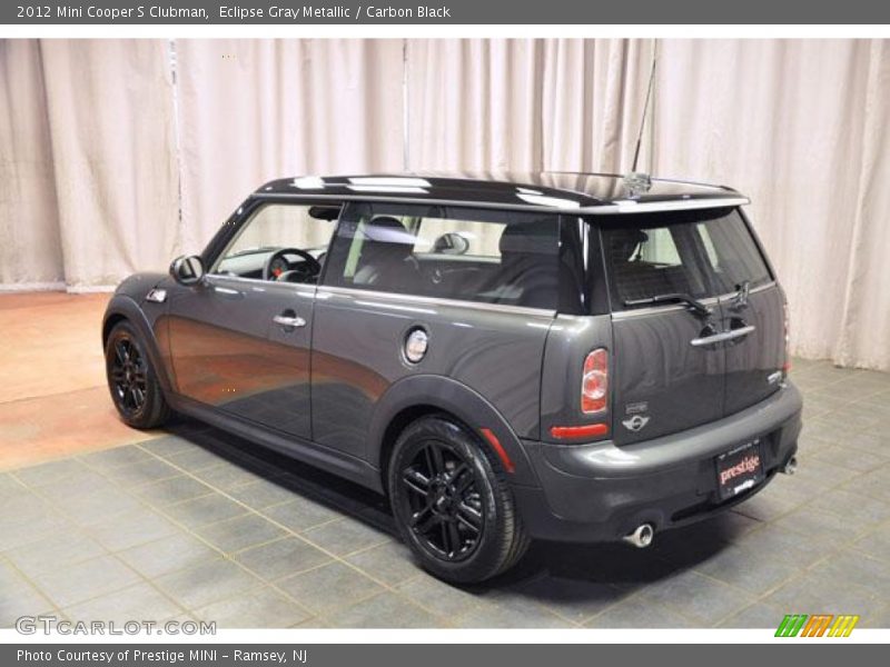 Eclipse Gray Metallic / Carbon Black 2012 Mini Cooper S Clubman