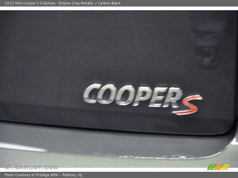 Eclipse Gray Metallic / Carbon Black 2012 Mini Cooper S Clubman