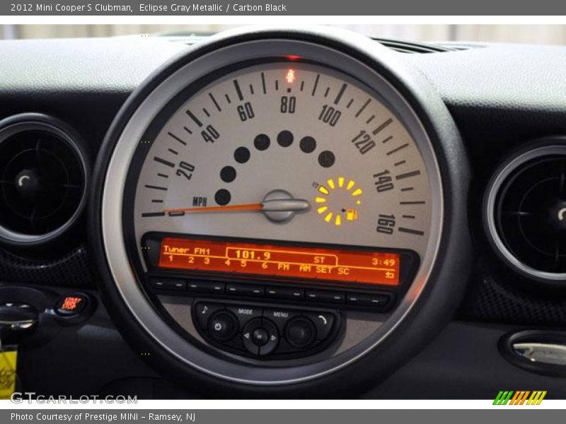 Eclipse Gray Metallic / Carbon Black 2012 Mini Cooper S Clubman