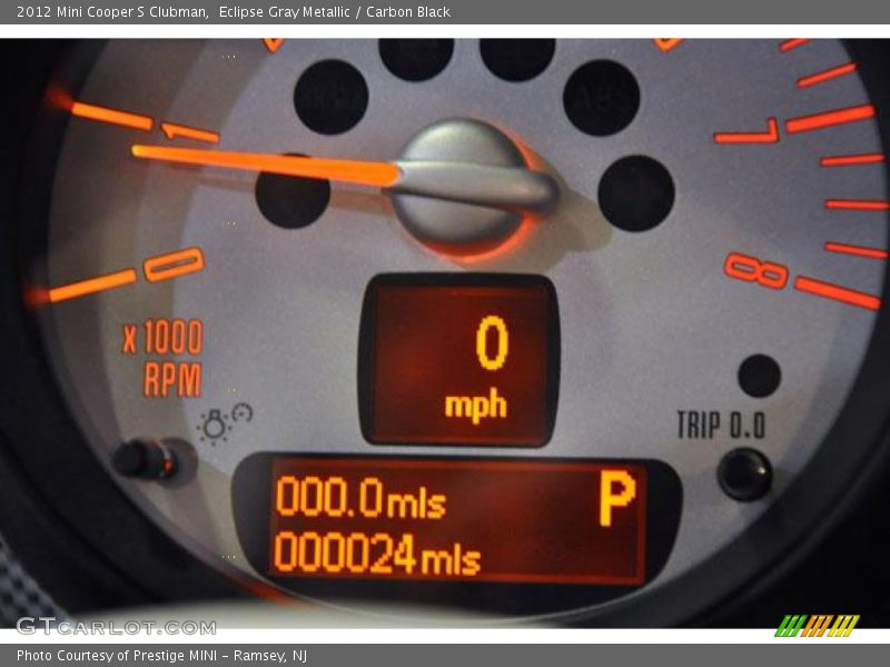 Eclipse Gray Metallic / Carbon Black 2012 Mini Cooper S Clubman