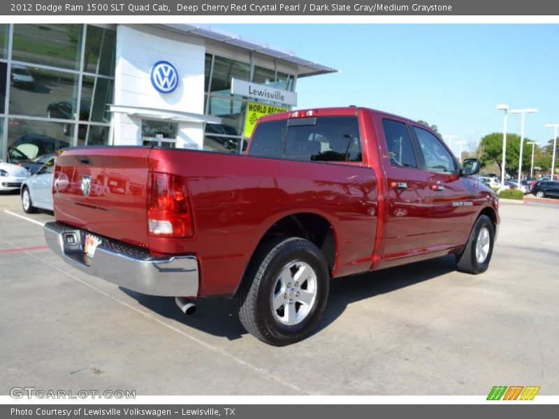 Deep Cherry Red Crystal Pearl / Dark Slate Gray/Medium Graystone 2012 Dodge Ram 1500 SLT Quad Cab