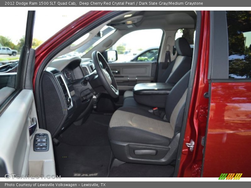 Deep Cherry Red Crystal Pearl / Dark Slate Gray/Medium Graystone 2012 Dodge Ram 1500 SLT Quad Cab