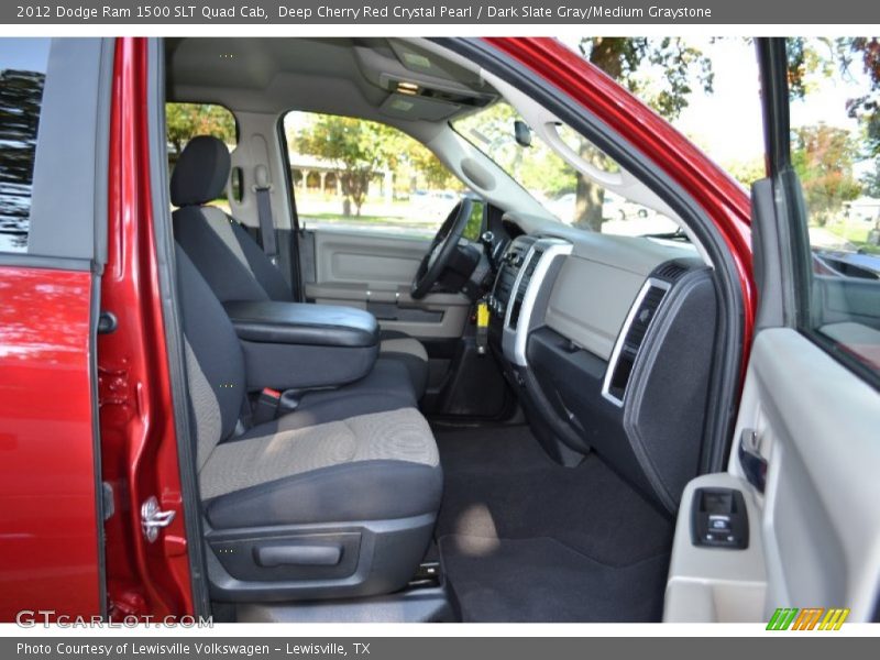 Deep Cherry Red Crystal Pearl / Dark Slate Gray/Medium Graystone 2012 Dodge Ram 1500 SLT Quad Cab