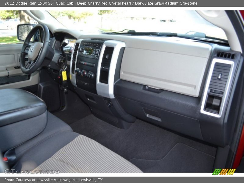 Deep Cherry Red Crystal Pearl / Dark Slate Gray/Medium Graystone 2012 Dodge Ram 1500 SLT Quad Cab