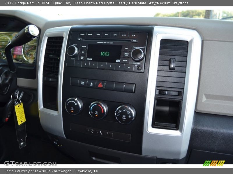 Deep Cherry Red Crystal Pearl / Dark Slate Gray/Medium Graystone 2012 Dodge Ram 1500 SLT Quad Cab