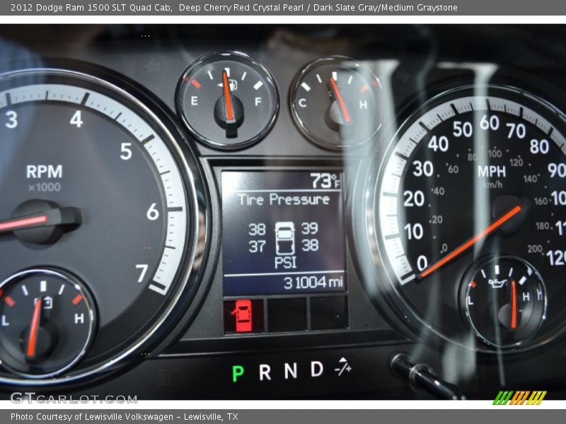 Deep Cherry Red Crystal Pearl / Dark Slate Gray/Medium Graystone 2012 Dodge Ram 1500 SLT Quad Cab