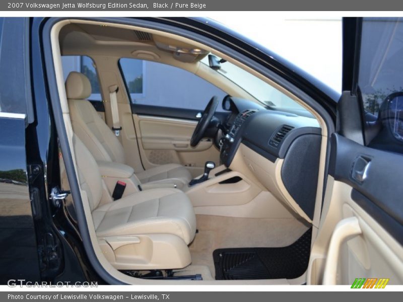 Black / Pure Beige 2007 Volkswagen Jetta Wolfsburg Edition Sedan