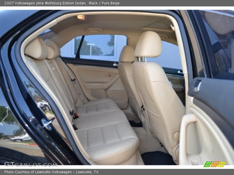 Black / Pure Beige 2007 Volkswagen Jetta Wolfsburg Edition Sedan