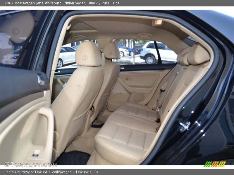 Black / Pure Beige 2007 Volkswagen Jetta Wolfsburg Edition Sedan