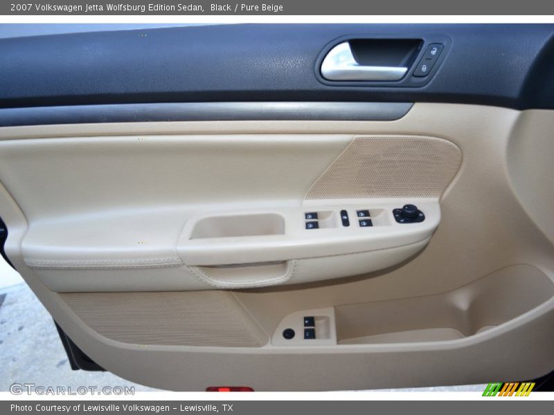 Black / Pure Beige 2007 Volkswagen Jetta Wolfsburg Edition Sedan