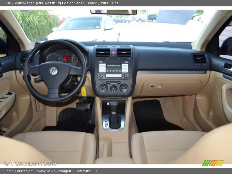 Black / Pure Beige 2007 Volkswagen Jetta Wolfsburg Edition Sedan