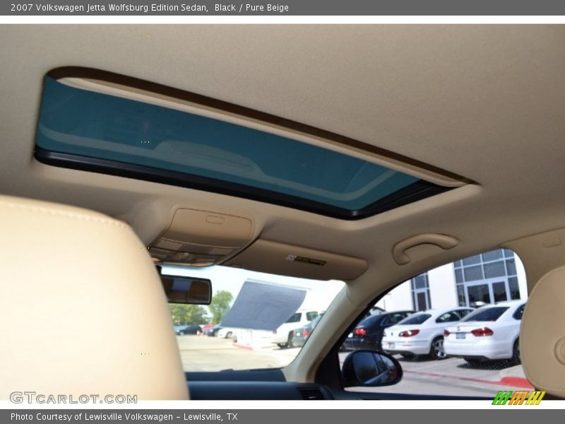 Black / Pure Beige 2007 Volkswagen Jetta Wolfsburg Edition Sedan