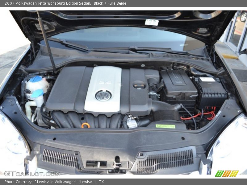 Black / Pure Beige 2007 Volkswagen Jetta Wolfsburg Edition Sedan