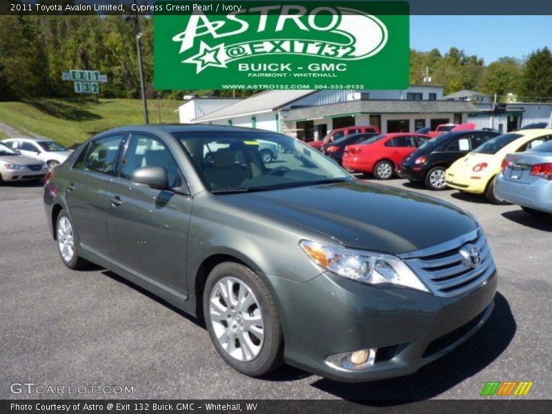 Cypress Green Pearl / Ivory 2011 Toyota Avalon Limited